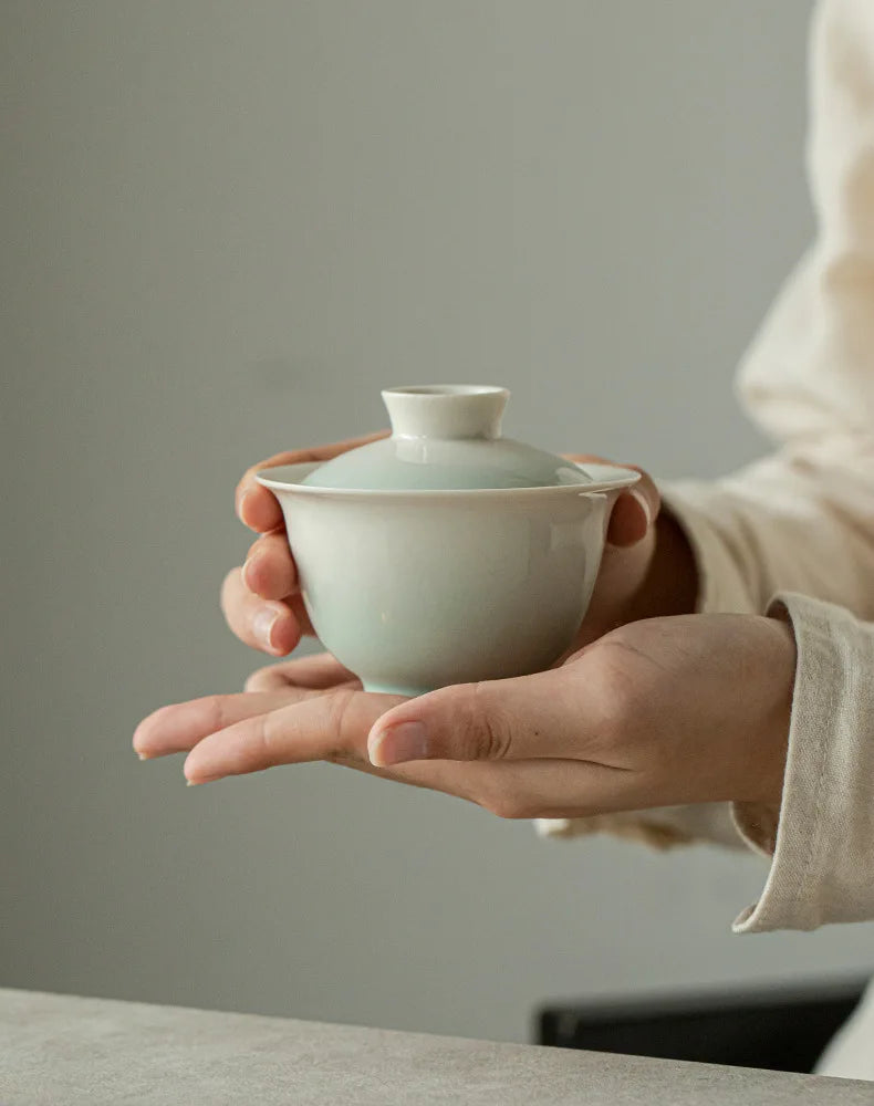 优雅渐变粉色茶具套装，专为茶艺爱好者打造 | 便携式 & 时髦的