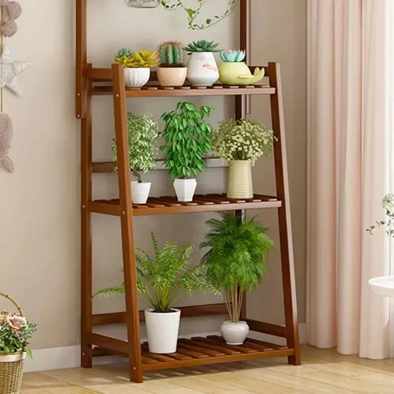 Étagère universelle en bois pour plantes – Élevez le style de votre jardin !