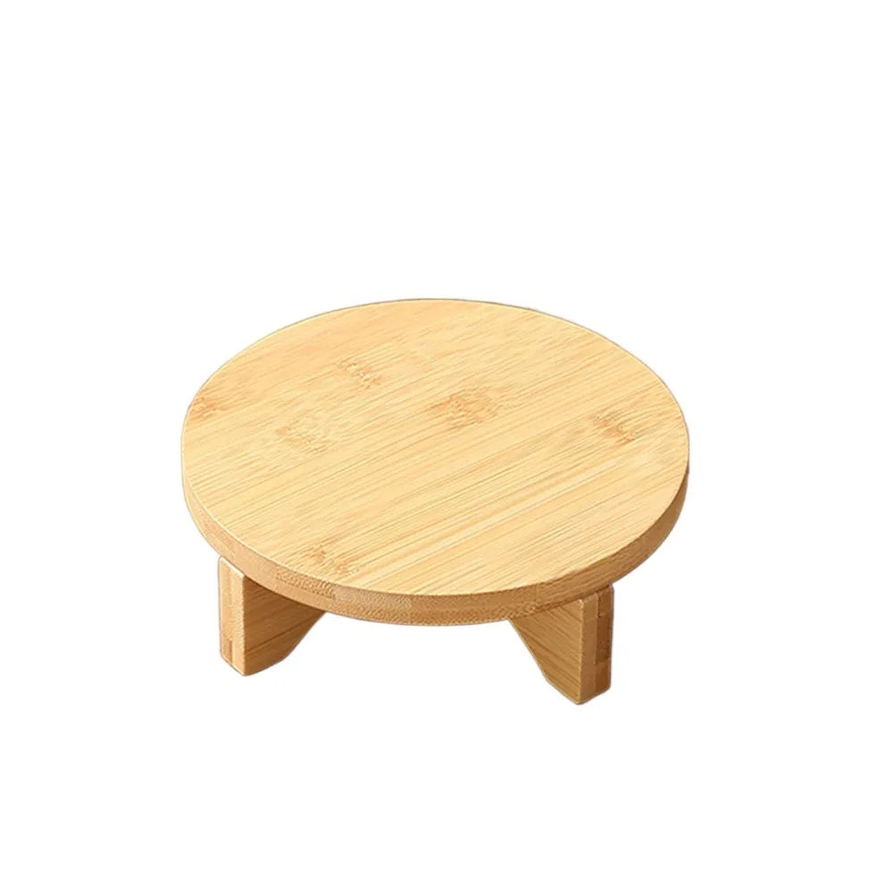 Elegant Wooden Bonsai Display Stand for Plant Lovers - Eco-Friendly Showcase