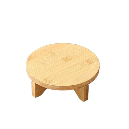 Elegant Wooden Bonsai Display Stand for Plant Lovers - Eco-Friendly Showcase