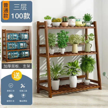 Étagère universelle en bois pour plantes – Élevez le style de votre jardin !