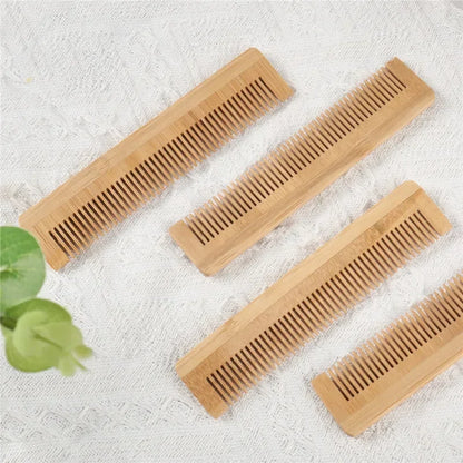 Bamboo Massage Comb: Eco-Friendly Hair Care for Men & Women