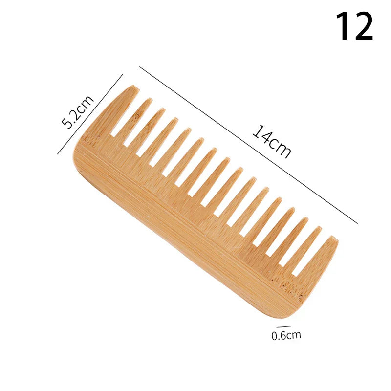 Eco-Friendly Bamboo Comb: Anti-Static Tool for Pros
