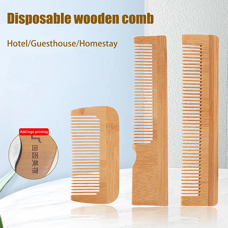 Eco-Friendly Bamboo Comb: Anti-Static Tool for Pros