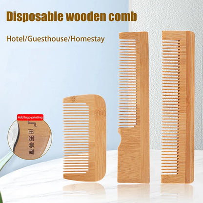 Eco-Friendly Bamboo Comb: Anti-Static Tool for Pros