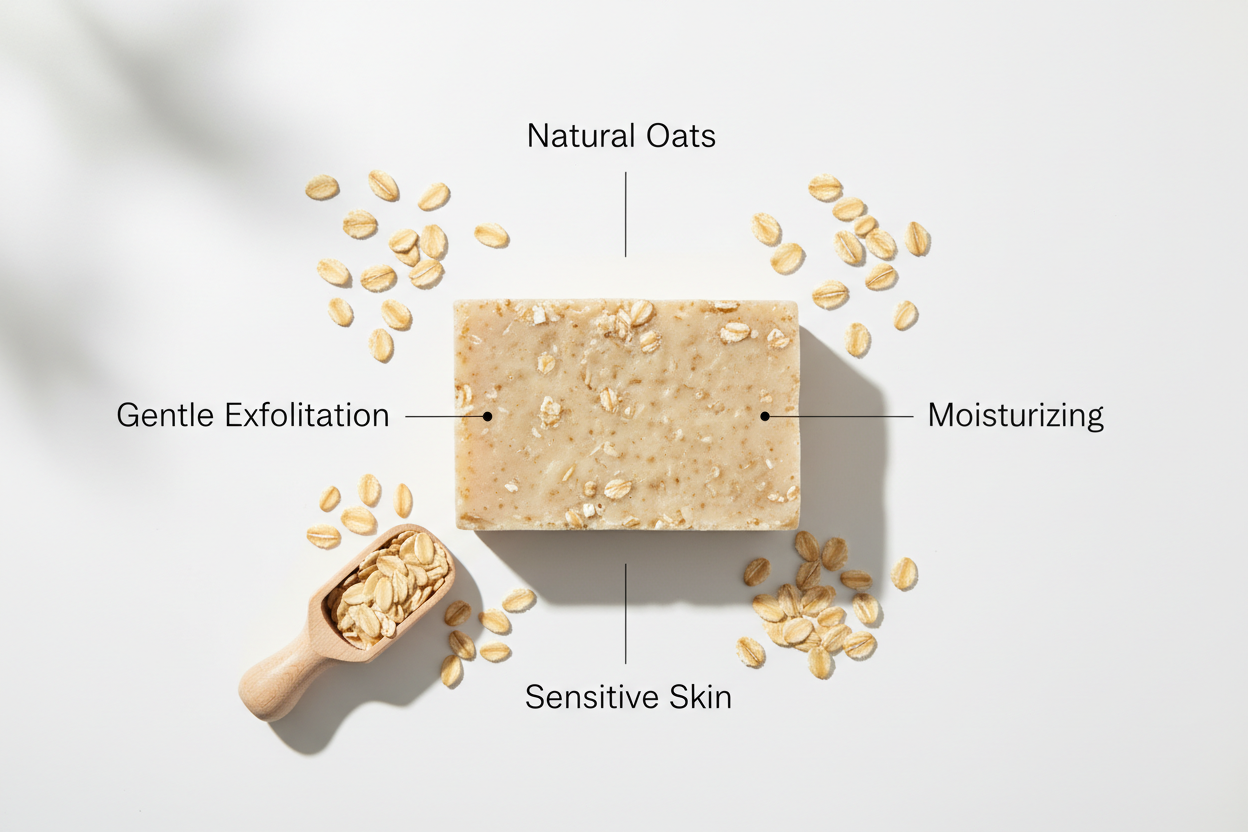 oat soap with information